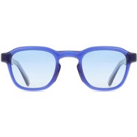 Square Full Rim Plastic Men's Prescription Sunglasses Blue Size 47 - SmartBuy Collection