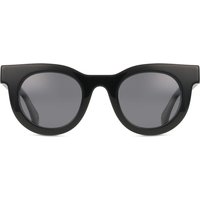 Oval Full Rim Plastic Women’s Prescription Sunglasses Black Size 48 - SmartBuy Collection