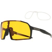 Single Lens Full Rim TR90 Men's Prescription Sunglasses Black Size 140 - SmartBuy Collection