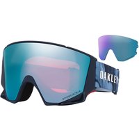 Oakley Goggles OO7147A FLOW SCAPE AF M アジアフィット With Spare Lens 714711 メガネ フレーム - 男性用 - 青