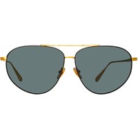 Linda Farrow GABRIEL LFL1391 C1 Men's Sunglasses Gold Size 66
