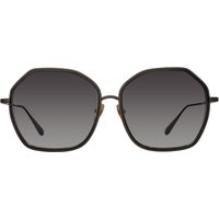 Linda Farrow ROWE LFL1432 C3 Women’s Sunglasses Black Size 65