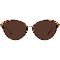 Linda Farrow SONG LFL1445 C2 Women’s Sunglasses Gold Size 59
