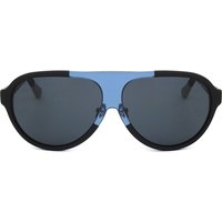 Linda Farrow KRIS VAN ASSCHE KVA33 C3 Men's Sunglasses Black Size 60