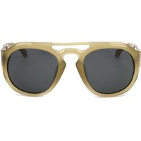 Linda Farrow DRIES VAN NOTEN DVN58 C4 Men's Sunglasses Green Size 49