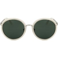 Linda Farrow DRIES VAN NOTEN DVN78 C7 Men's Sunglasses White Size 53
