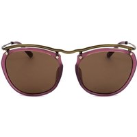 Linda Farrow DRIES VAN NOTEN DVN85 C1 Women’s Sunglasses Purple Size 50