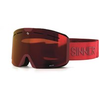 Sinner Arc SIGO-206-65-58 メガネ フレーム - 男性用 - バーガンディ