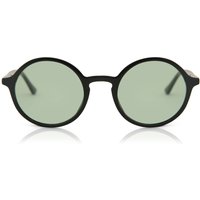 Oval Full Rim Plastic Men's Prescription Sunglasses Black Size 49 - Arise Collective