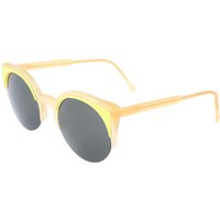 Retrosuperfuture LUCIA BLACK BS4 Women’s Sunglasses Yellow Size 51