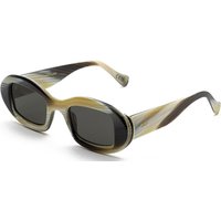 Retrosuperfuture TUTTO BLACK 20P Men's Sunglasses Brown Size 50