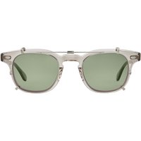 Garrett Leight SHERWOOD CLIP Folding Clip-On Only SV/G15 メガネ フレーム - 男性用 - Silver