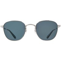 Garrett Leight WORLD SUN S-SGY/SFBS メガネ フレーム - 男性用 - Silver