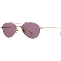Garrett Leight BENNETT S B12KG/SELV メガネ フレーム - 男性用 - 金色