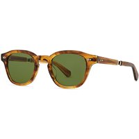Garrett Leight JAMES S MRRYE-WG/BOXGRN メガネ フレーム - 男性用 - 茶色