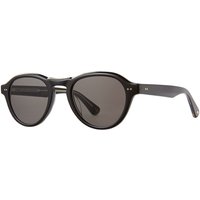 Garrett Leight MCNALLY SUN BK/DGRY Men's Sunglasses Black Size 48