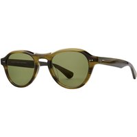 Garrett Leight MCNALLY SUN DGFR/LIM Men's Sunglasses Green Size 48