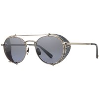 Garrett Leight OCAMPO SUN BS-SGY/SFGLABLUM メガネ フレーム - 男性用 - Silver