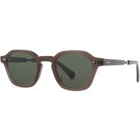 Garrett Leight RELL S TRU-PW/SELG15 Men's Sunglasses Brown Size 46