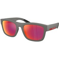 プラダ Prada Linea Rossa PS 01ZSF アジアフィット 16X02U メガネ フレーム - 男性用 - 灰色