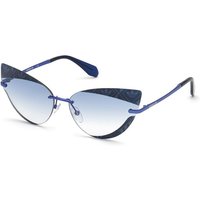 アディダス Adidas Originals OR0016 90W メガネ フレーム - 女性用 - 青