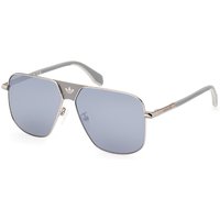 Adidas Originals OR0091 16C Men's Sunglasses Silver Size 60