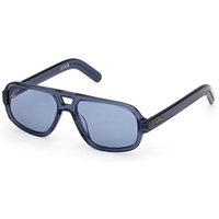 Adidas Originals OR0134 90V Men's Sunglasses Blue Size 55
