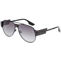 McQ MQ0002S 001 Men's Sunglasses Black Size 58