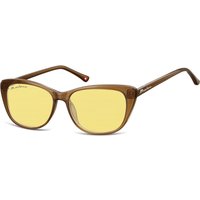 Montana Eyewear MS42 MS42D Women’s Sunglasses Brown Size 54