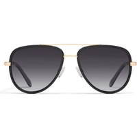 Quay QU-000607 ALL IN MINI Polarized BLK/SMKPOL メガネ フレーム - 男性用 - 黒