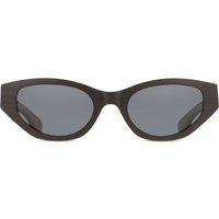 Cat Eye Full Rim Wood Women’s Prescription Sunglasses Brown Size 52 - SmartBuy Collection