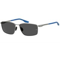 Under Armour UA FOCUSED/G Asian Fit 9T9/IR Men's Sunglasses Silver Size 60