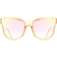 Square Full Rim Plastic Men's Prescription Sunglasses Yellow Size 54 - SmartBuy Collection