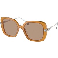 Swarovski SK6011F アジアフィット 200563 メガネ フレーム - 女性用 - 茶色
