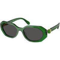 Swarovski SK6028F アジアフィット 106487 メガネ フレーム - 女性用 - 緑
