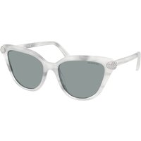 Swarovski SK6039F アジアフィット 1042/1 メガネ フレーム - 女性用 - べっ甲shell