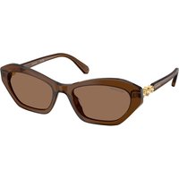 Swarovski SK6048F アジアフィット 108473 メガネ フレーム - 女性用 - 茶色