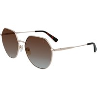 Longchamp LO154S 773 メガネ フレーム - 男性用 - 金色