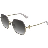 Longchamp LO191S 723 Women’s Sunglasses Gold Size 58