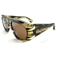 Saraghina ALAN 1025UN Men's Sunglasses Brown Size 57