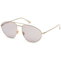トム フォード トム フォード Tom Ford FT0796 COBRA 28A メガネ フレーム - 男性用 - 金色