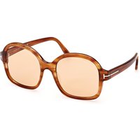 トム フォード トム フォード Tom Ford FT1034 HANLEY 45E メガネ フレーム - 女性用 - 茶色