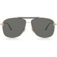 トム フォード トム フォード Tom Ford FT1017 JADEN 28A メガネ フレーム - 男性用 - 金色
