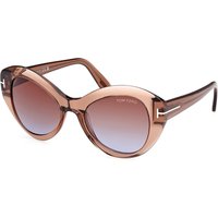 Tom Ford FT1084 GUINEVERE 48F Women’s Sunglasses Brown Size 52