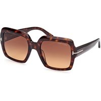 トム フォード トム フォード Tom Ford FT1082 KAYA 52F メガネ フレーム - 女性用 - べっ甲shell