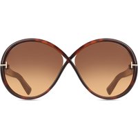 トム フォード トム フォード Tom Ford FT1116 EDIE-02 53F メガネ フレーム - 女性用 - べっ甲shell