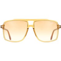 トム フォード トム フォード Tom Ford FT1177 KEMP 39F メガネ フレーム - 男性用 - 黄色