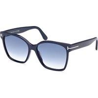 Tom Ford FT1312 IRIS-02 90W Women’s Sunglasses Blue Size 56