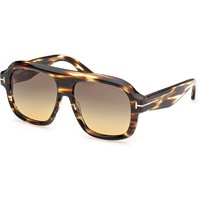 トム フォード トム フォード Tom Ford FT1324 RHONDA-02 55B メガネ フレーム - 女性用 - べっ甲shell