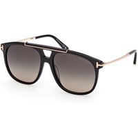 Tom Ford FT1306 SAM-02 01B Men's Sunglasses Black Size 58